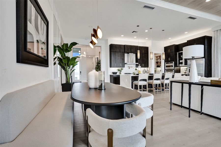 Furnished interior view inside a new home in Esprit at Avenir, Palm Beach Gardens (Image 37).