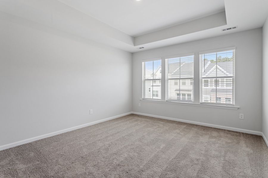 Spacious, unfurnished interior of a new home in Renaissance at White Oak, Garner (Image 25). Spacious, unfurnished interior of a new home in Renaissance at White Oak, Garner (Image 25).