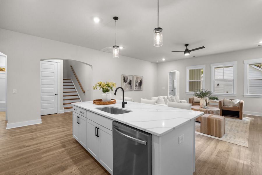 Furnished interior view inside a new home in Harmony Township, Georgetown (Image 16).