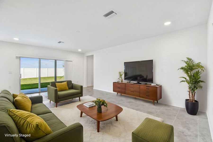 Family Room - Virtually Staged Family Room - Virtually Staged