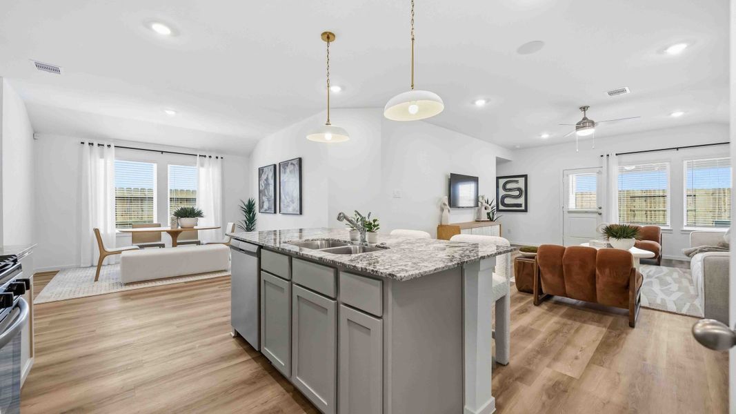 Furnished interior view inside a new home in Allison Park, Houston (Image 5).