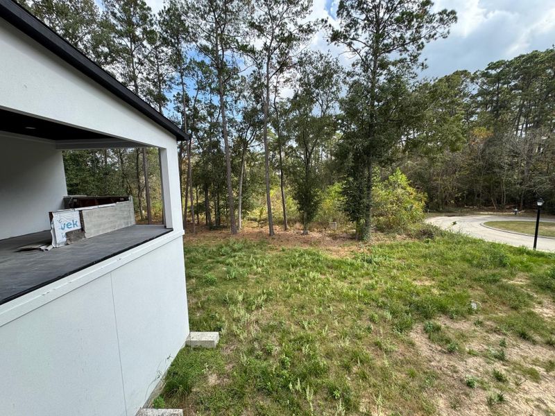 Exterior details and patio area of a home in , Humble (Image 10).