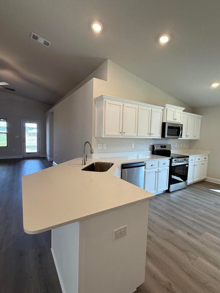 Furnished interior view inside a new home in Ridgeway Landing, Crestview (Image 4).