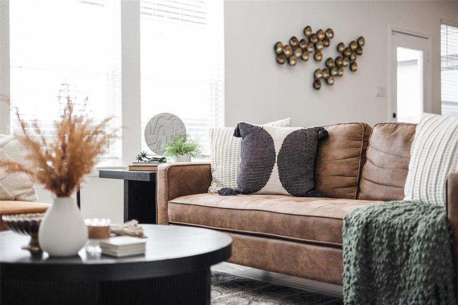 Furnished interior view inside a new home in Retreat at San Gabriel, Georgetown (Image 26).