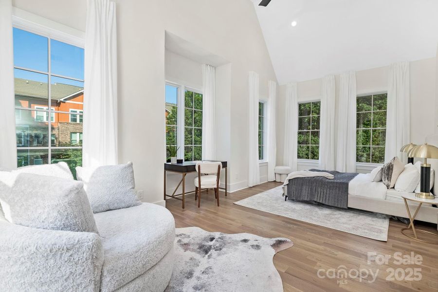 Furnished interior view inside a new home in , Charlotte (Image 34).