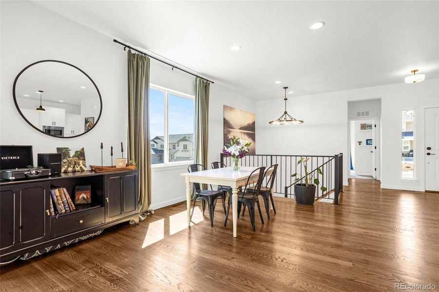 Furnished interior view inside a new home in , Monument (Image 15).