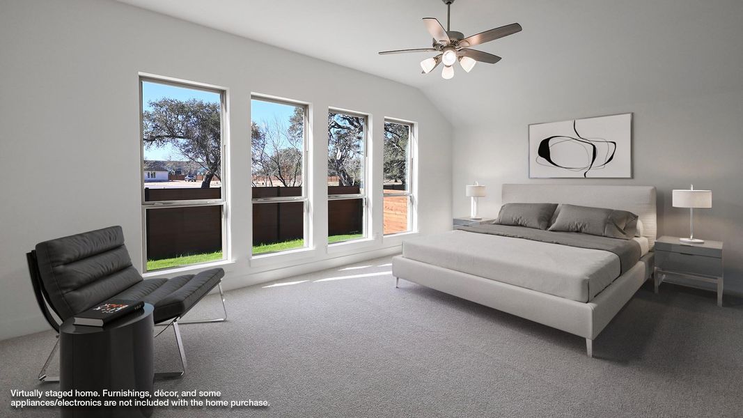 Furnished interior view inside a new home in Juniper Springs, Lockhart (Image 7).