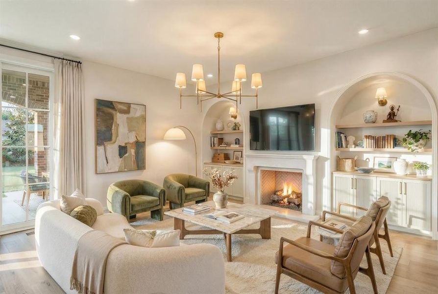 Furnished interior view inside a new home in , Dallas (Image 6).