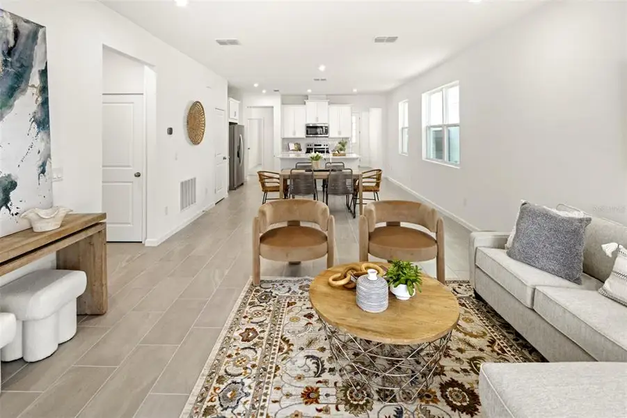 Furnished interior view inside a new home in Rainwood, Groveland (Image 12).