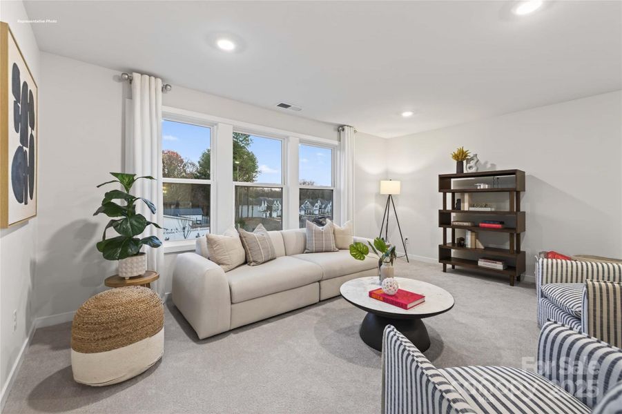 Furnished interior view inside a new home in Sanctuary at Southgate, Indian Trail (Image 31).
