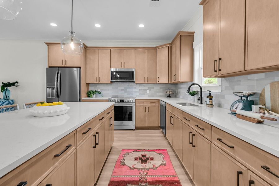 Furnished interior view inside a new home in , Charleston (Image 11).