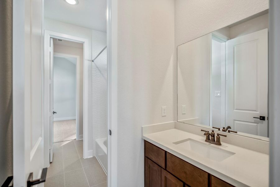 Furnished interior view inside a new home in The Woodlands Hills, Willis (Image 17). Furnished interior view inside a new home in The Woodlands Hills, Willis (Image 17).