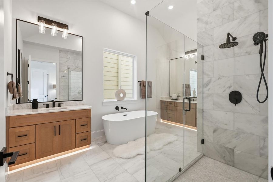 Furnished interior view inside a new home in , Houston (Image 16).