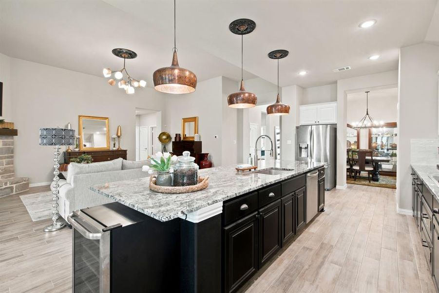 Furnished interior view inside a new home in Covenant Springs, Springtown (Image 26).