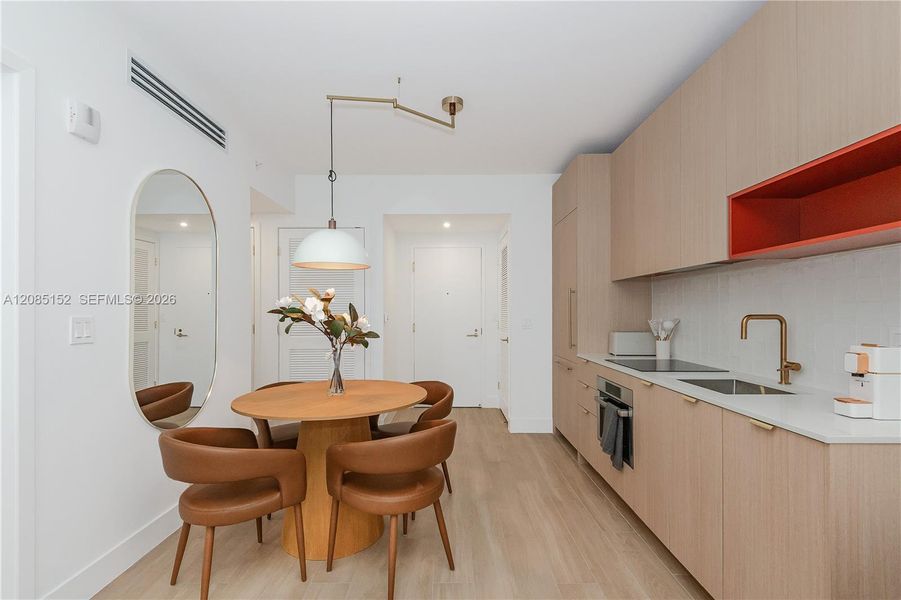 Furnished interior view inside a new home in , Miami (Image 17).