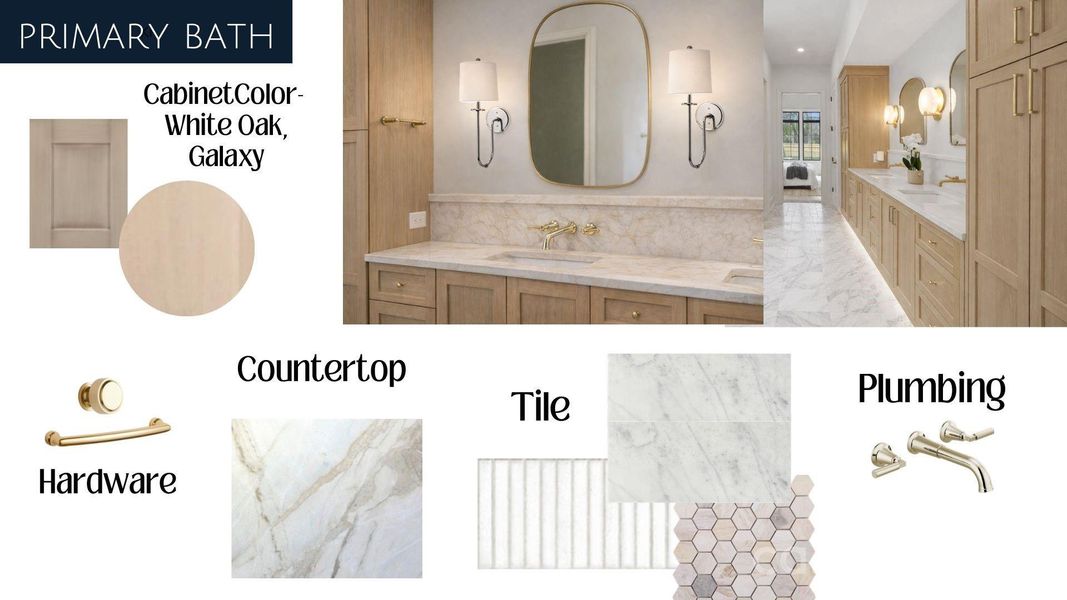Primary Bath Design Intent
