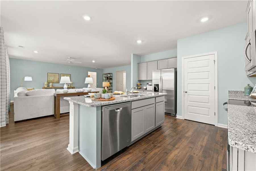 Furnished interior view inside a new home in , Buckhead (Image 6).