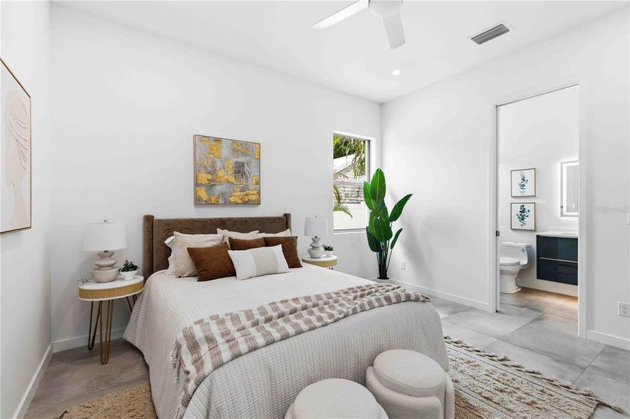 Furnished interior view inside a new home in , Sarasota (Image 18).
