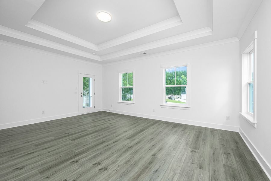 Representative unfurnished interior of a home built from the Brewster by Center Park Homes in Central Estates, Summerville (Image 28).