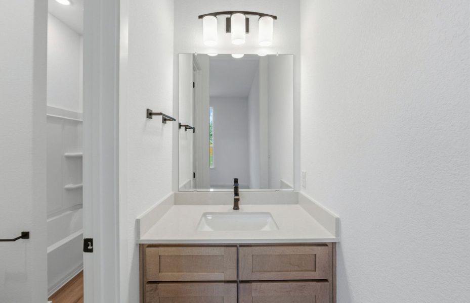 Close-up of interior finishes inside a home in 6 Creeks, Kyle (Image 13).