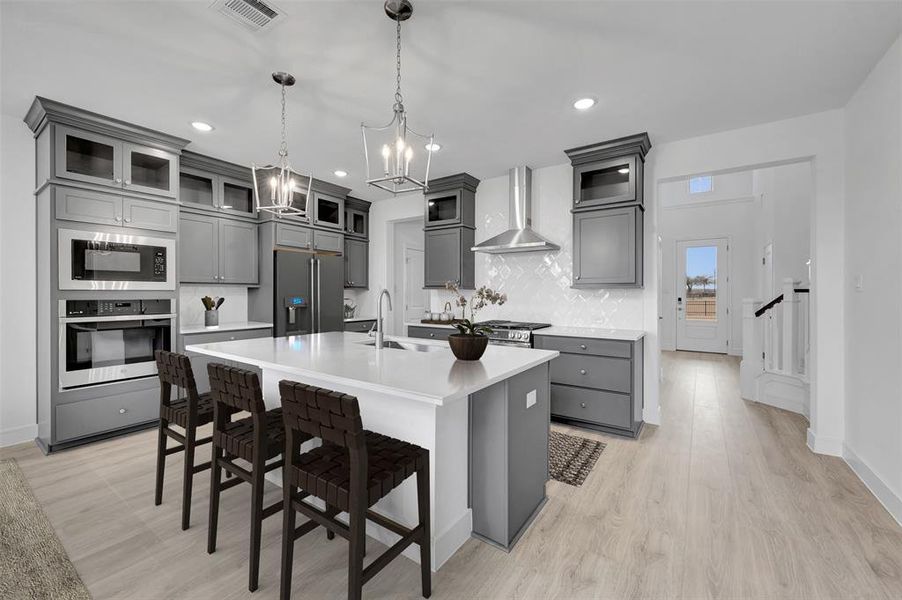 Furnished interior view inside a new home in Timberbrook, Justin (Image 29).
