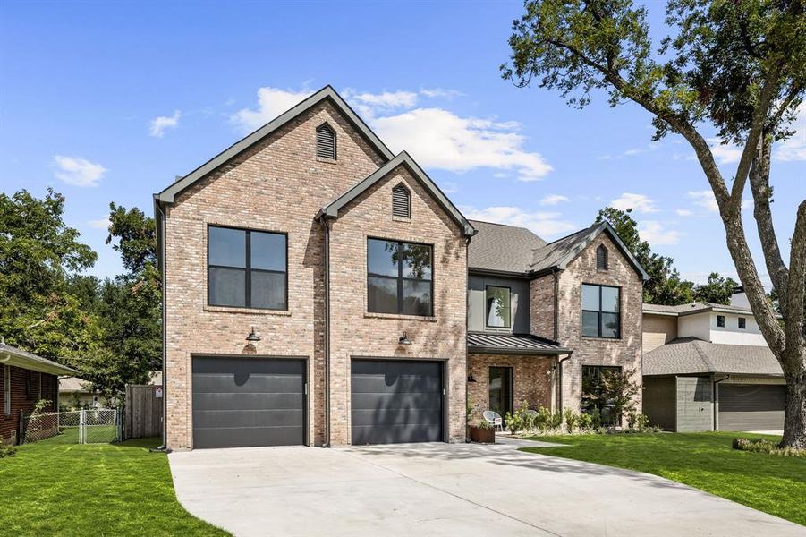 Front exterior of a new home in , Dallas, TX, highlighting curb appeal (Image 2).