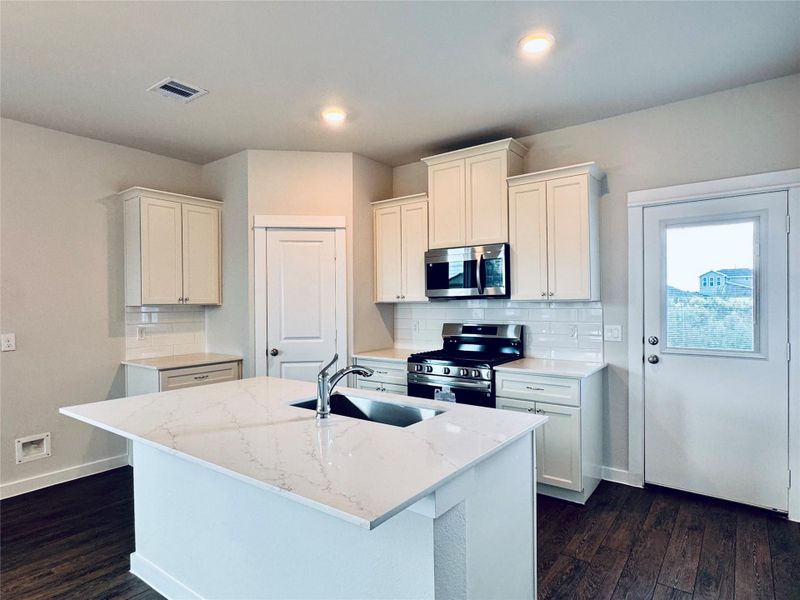 Furnished interior view inside a new home in , Cleveland (Image 4).