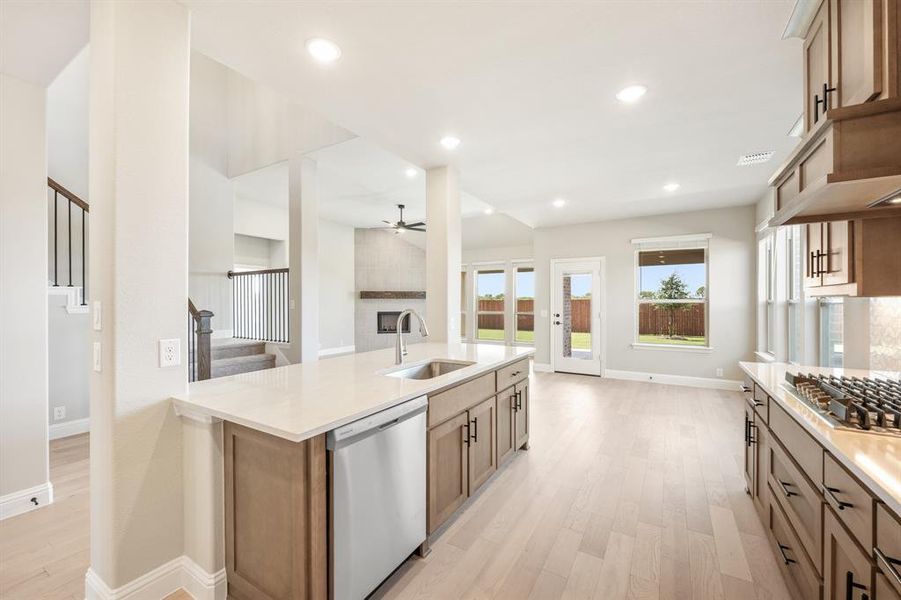 Furnished interior view inside a new home in Timberbrook 3B-4A, Justin (Image 5).