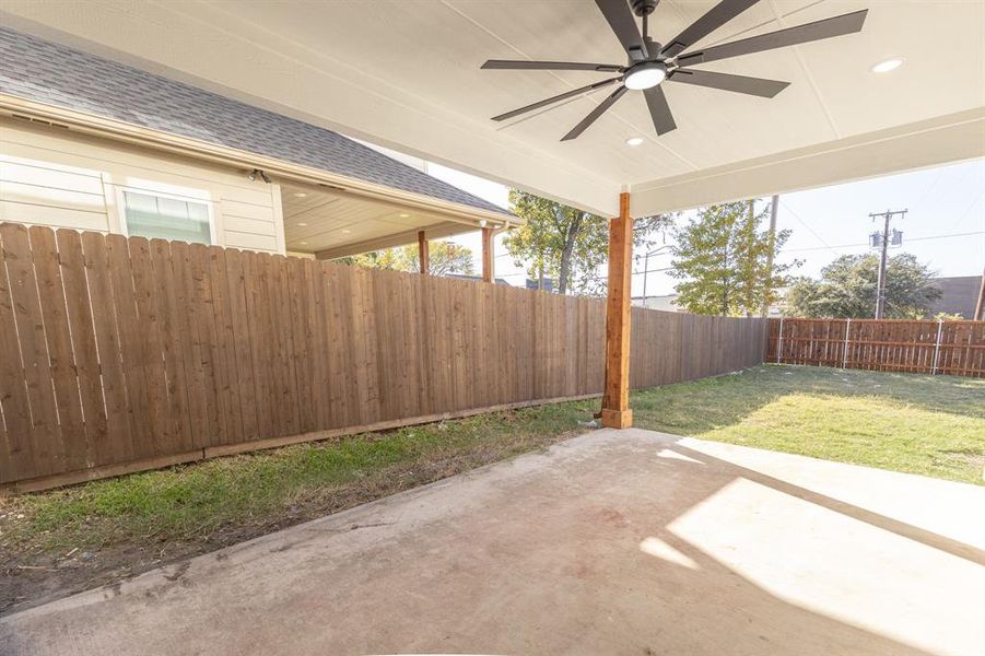 Exterior details and patio area of a home in , Fort Worth (Image 2).