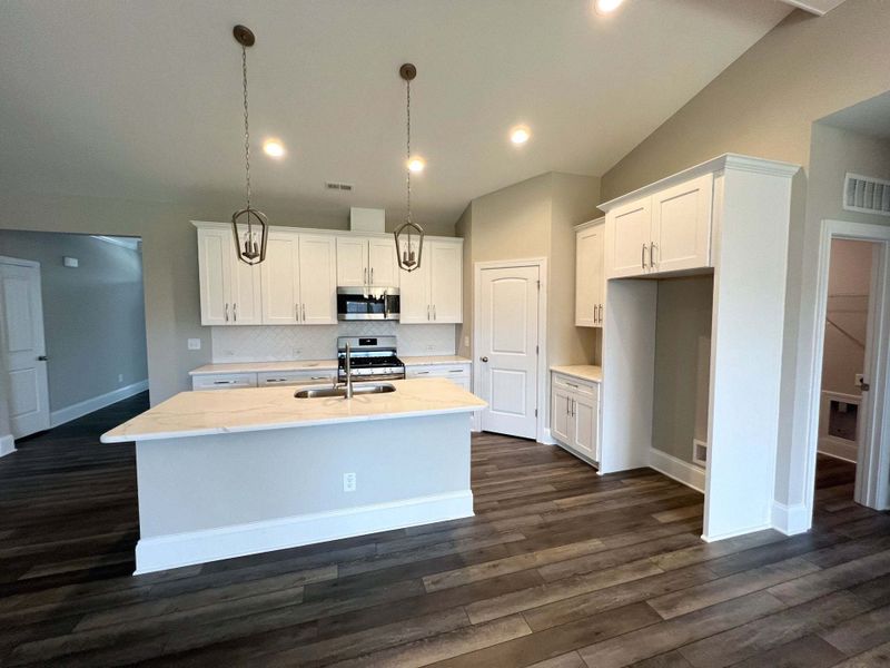 Representative furnished interior of a home built from the Carver by Caviness & Cates Communities in Maggie Way, Wendell (Image 43).