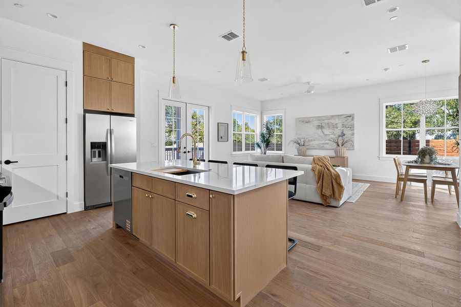 Furnished interior view inside a new home in , Austin (Image 6).
