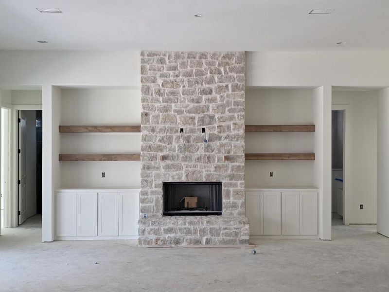 In-progress construction of a new home in Santana Ridge - Brock ISD, Weatherford, TX (Image 4).