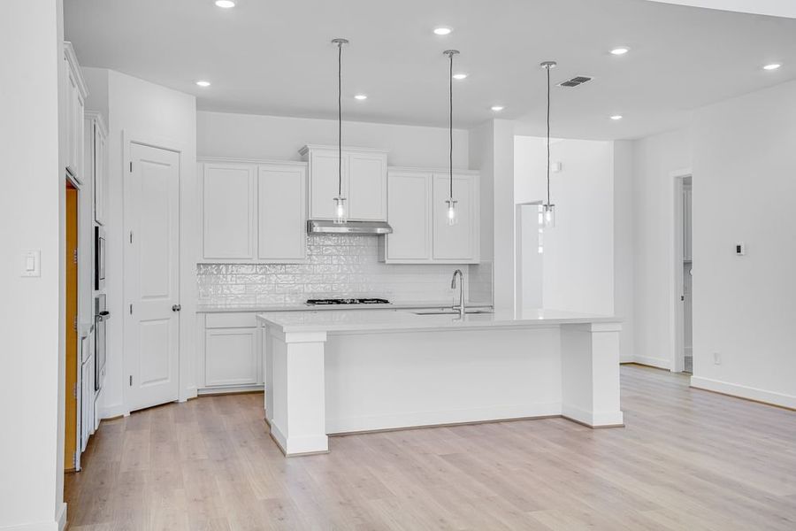 Furnished interior view inside a new home in Avalon at Cypress, Cypress (Image 5).