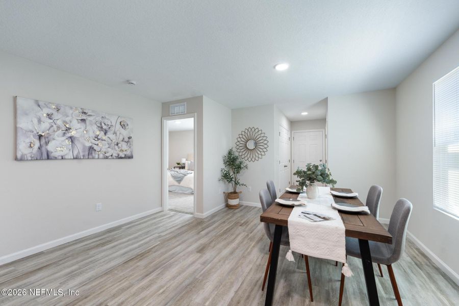 Furnished interior view inside a new home in , Jacksonville (Image 14).