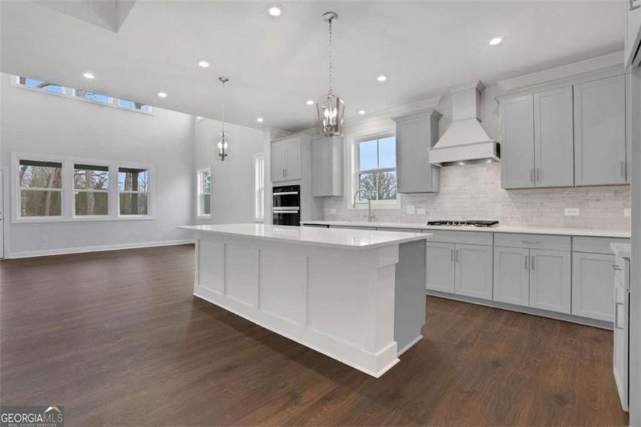 Furnished interior view inside a new home in The Paddocks at Doc Hughes, Buford (Image 16).