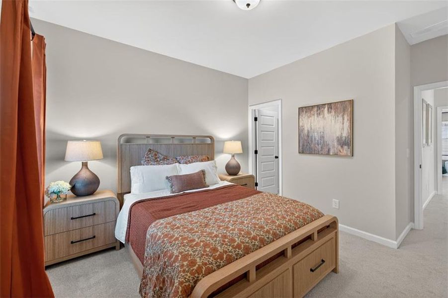 Furnished interior view inside a new home in Sagebrook, Powder Springs (Image 35).