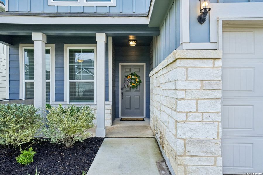 Exterior details and patio area of a home in Lily Springs, Seguin (Image 3). Exterior details and patio area of a home in Lily Springs, Seguin (Image 3).