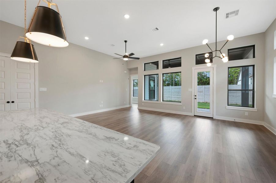 Spacious, unfurnished interior of a new home in Two Step Farm - Enclave Collection, Montgomery (Image 28). Spacious, unfurnished interior of a new home in Two Step Farm - Enclave Collection, Montgomery (Image 28).