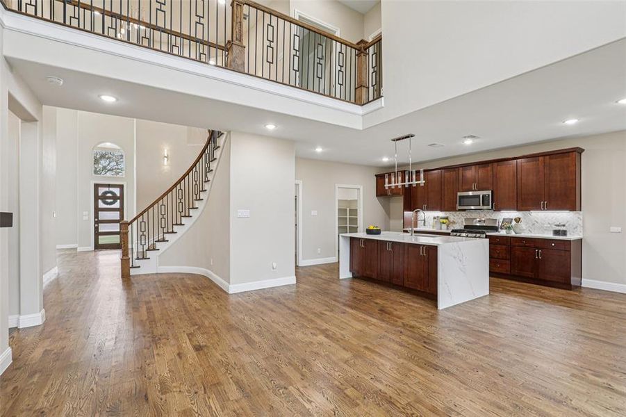 Furnished interior view inside a new home in , Keller (Image 11). Furnished interior view inside a new home in , Keller (Image 11).
