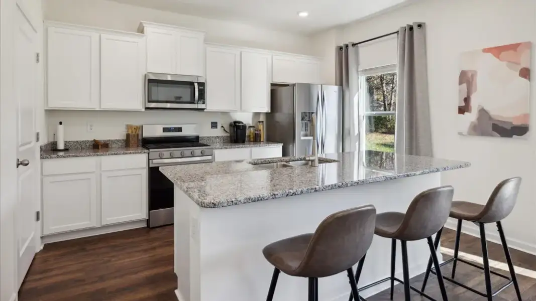 Furnished interior view inside a new home in Reina Vista, Loudon (Image 3). Furnished interior view inside a new home in Reina Vista, Loudon (Image 3).