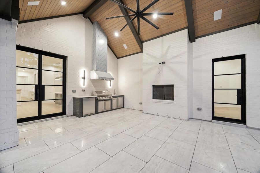 Furnished interior view inside a new home in , Hunters Creek Village (Image 5). Furnished interior view inside a new home in , Hunters Creek Village (Image 5).