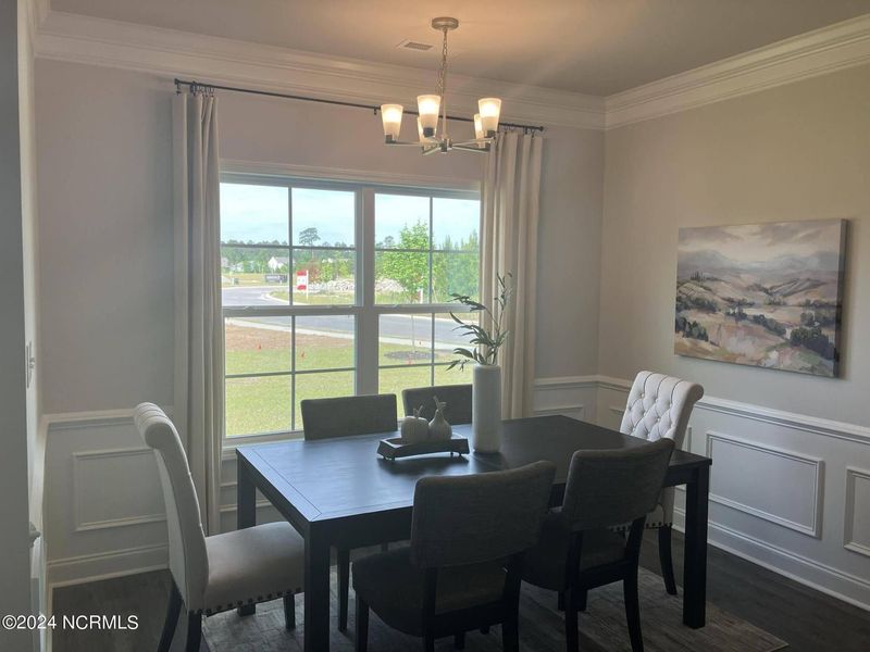 Furnished interior view inside a new home in Fairfield Harbour, New Bern (Image 6).