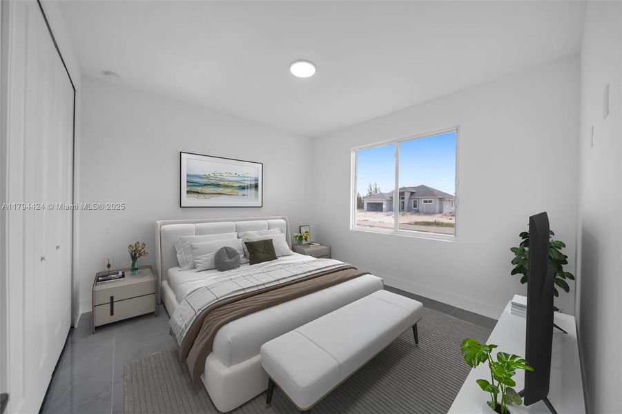 Furnished interior view inside a new home in , Cape Coral (Image 13). Furnished interior view inside a new home in , Cape Coral (Image 13).