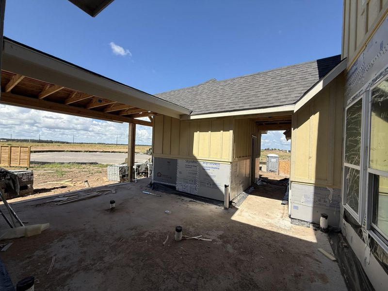 In-progress construction of a new home in Austin Point, Richmond, TX (Image 5). In-progress construction of a new home in Austin Point, Richmond, TX (Image 5).