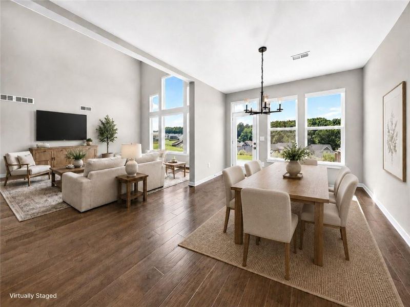 Furnished interior view inside a new home in The Reserve At Liberty Park, Braselton (Image 31). Furnished interior view inside a new home in The Reserve At Liberty Park, Braselton (Image 31).