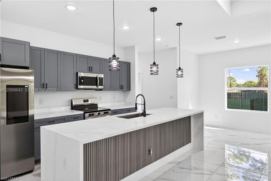Furnished interior view inside a new home in , Lehigh Acres (Image 9).