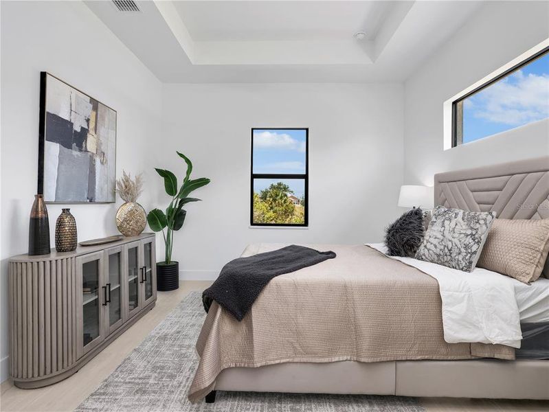 Furnished interior view inside a new home in , Cape Coral (Image 32).