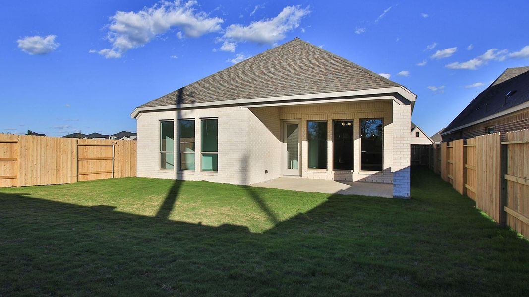 Exterior details and patio area of a home in Everly, Hockley (Image 3).