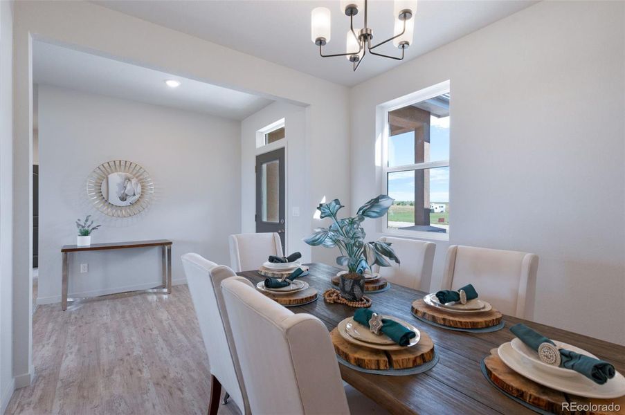 Furnished interior view inside a new home in , Pueblo West (Image 13).