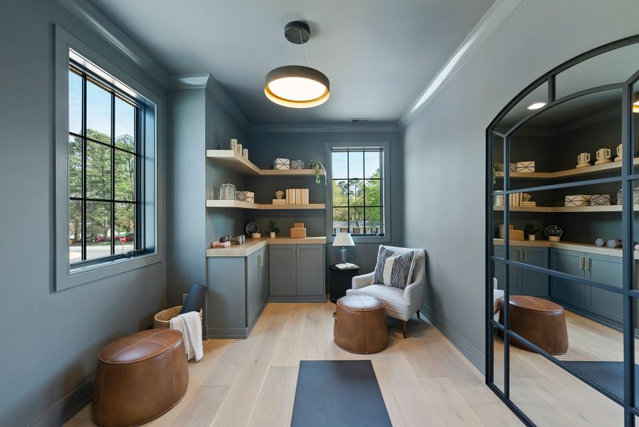 Representative furnished interior of a home built from the Grace by Homes by Dickerson in The Founding at Blue Ridge, Raleigh (Image 23).